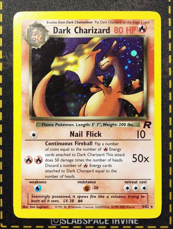 2000 POKEMON ROCKET #4 DARK CHARIZARD-HOLO
