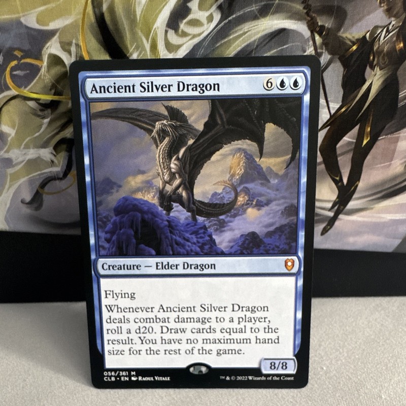 Ancient Silver Dragon CLB Commander Legends Mythic Rare Regular EN 056 2022