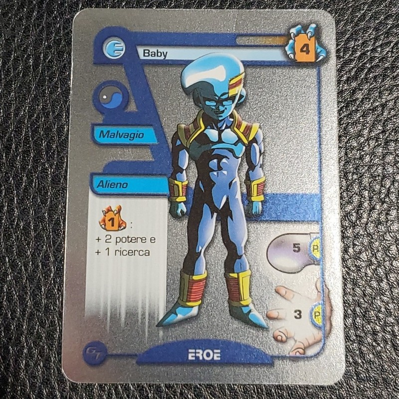 Baby “Metal” Foil Italian Dragon Ball GT Z DBZ TCG Alkar LP