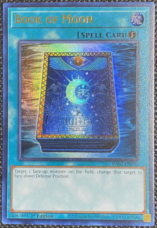 Yugioh! – Book of Moon – RA02-EN050 – Ultra Rare – 25’th Ann. – NM/M