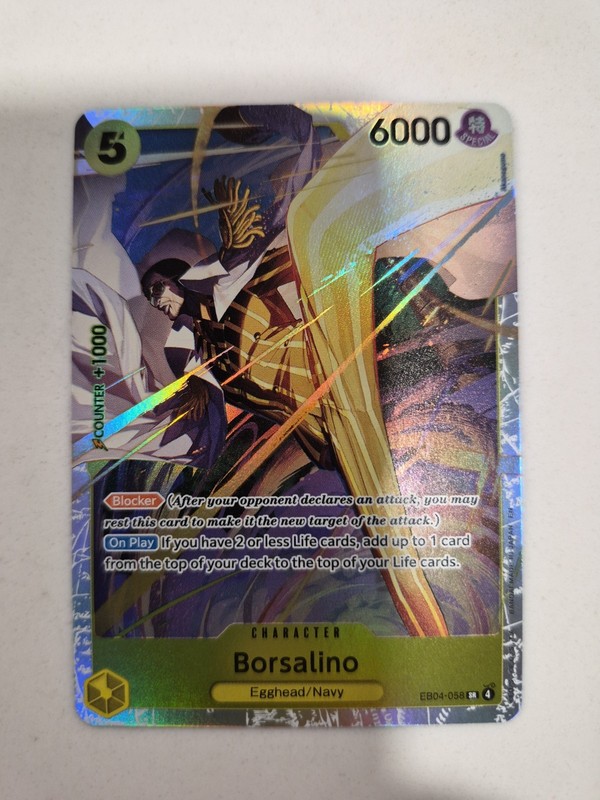 Borsalino Foil SR EB04-058 – One Piece – OP15 Adventure On Kami’s Island NM H45