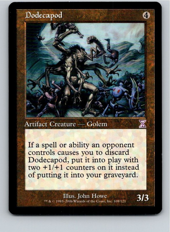 Magic the Gathering Dodecapod Timeshifted MTG Free Shipping!