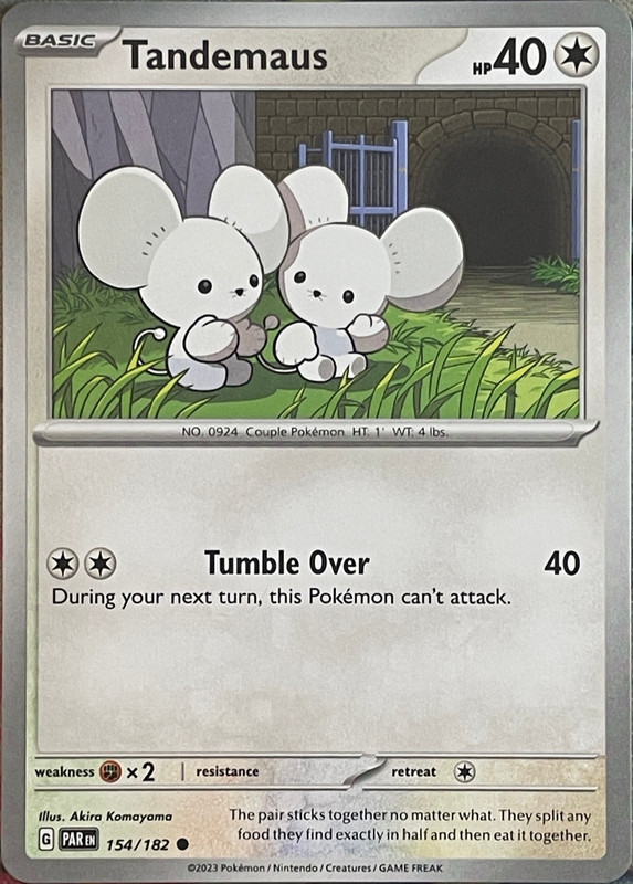 Tandemaus – 154/182 – Paradox Rift Pokemon 2023