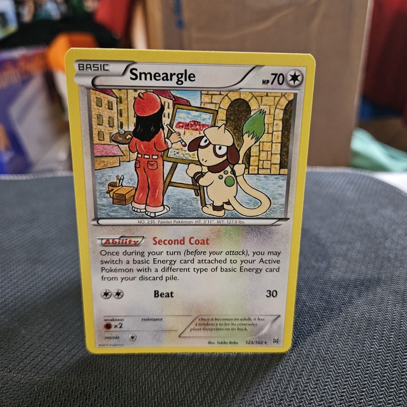 Smeargle Pokemon TCG BREAKthrough Rare Card #123/162