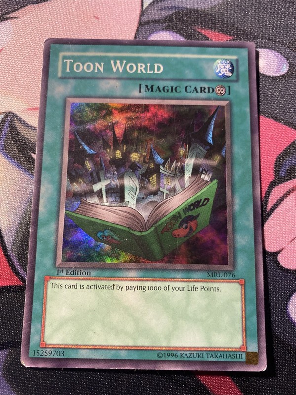 Yu-Gi-Oh! Toon World Magic Ruler MRL-076 Super Rare 1st Edition MP
