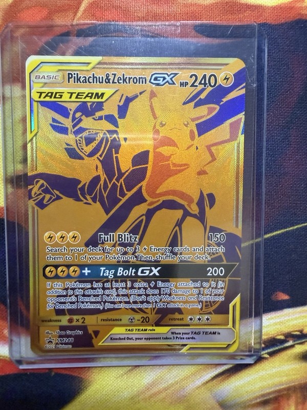 Pikachu And Zekrom Full Art Promo Sm248