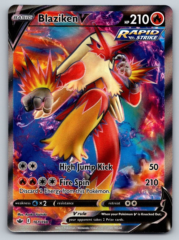 Pokémon TCG Pokémon Blaziken V Ultra Rare Holo