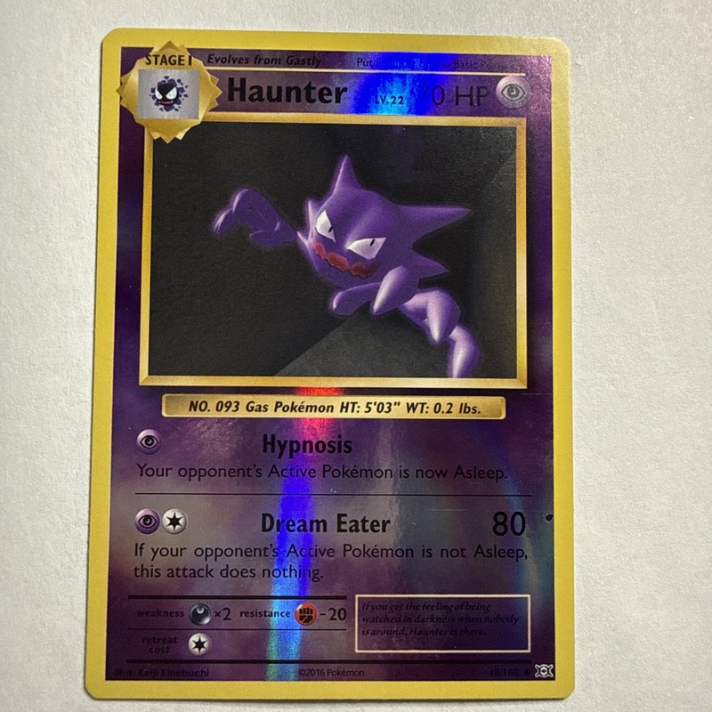 Pokémon TCG Haunter Evolutions 48/108 Reverse Holo Uncommon
