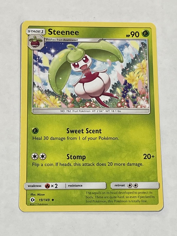 2017 Pokémon TCG SM Base Set #19/149 – Steenee