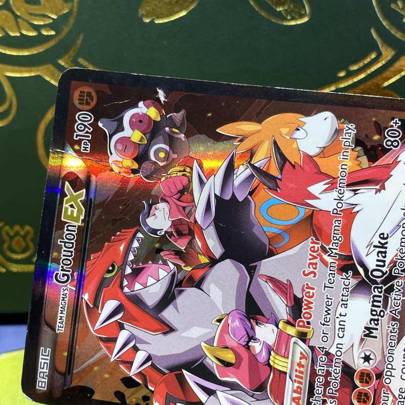 Team Magma's Groudon EX 15/34 Double Crisis Holo HP gallery