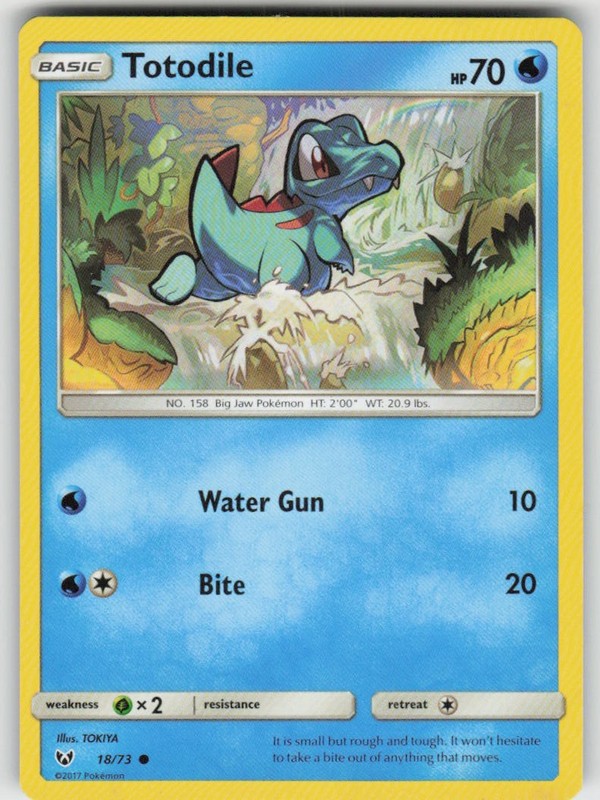 GGC-4 Totodile 18/73 Common Shining Legends