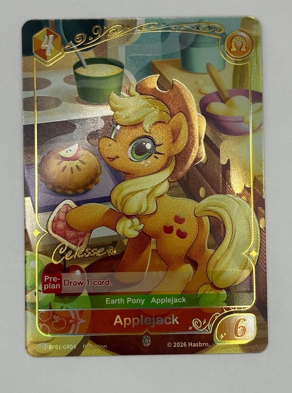 My Little Pony Applejack 1st Edition Signature Alt BP01-GR04 Kayou English