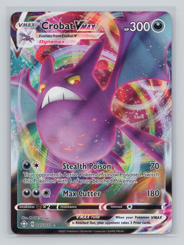 Crobat VMAX Ultra Rare Shining Fates 045/072 NM