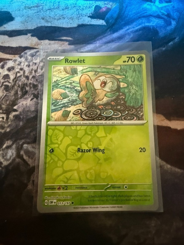 Rowlet 013/197 SV03: Obsidian Flames Reverse Holo