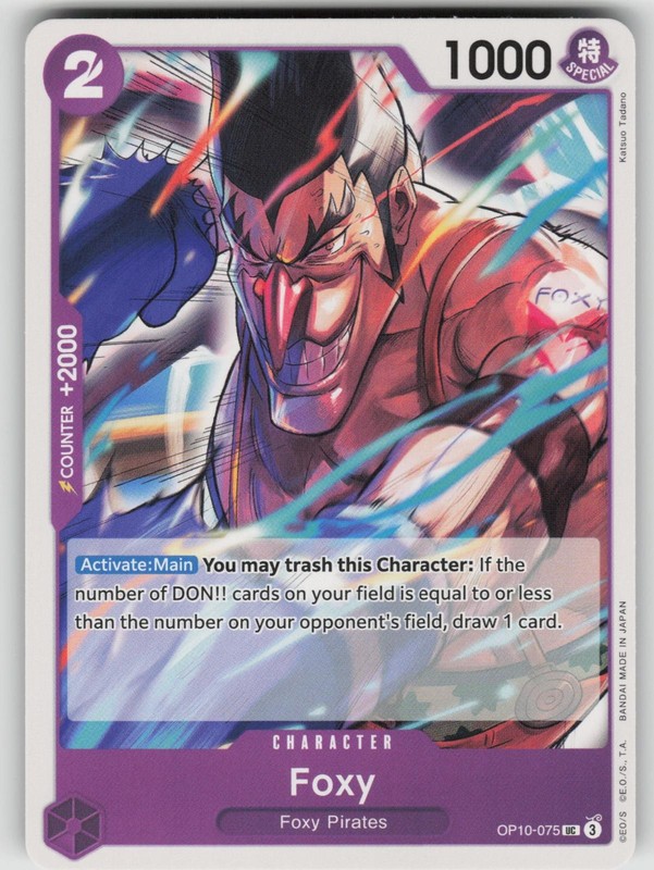 Foxy OP10-075 Uncommon Royal Blood One Piece NM