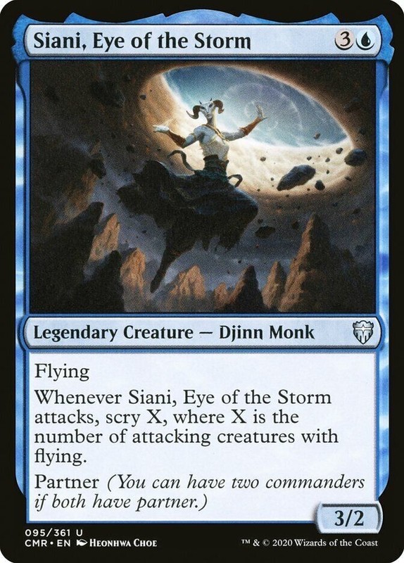 SIANI, EYE OF THE STORM X 1 N/M COMMANDER LEGENDS MAGIC THE GATHERING