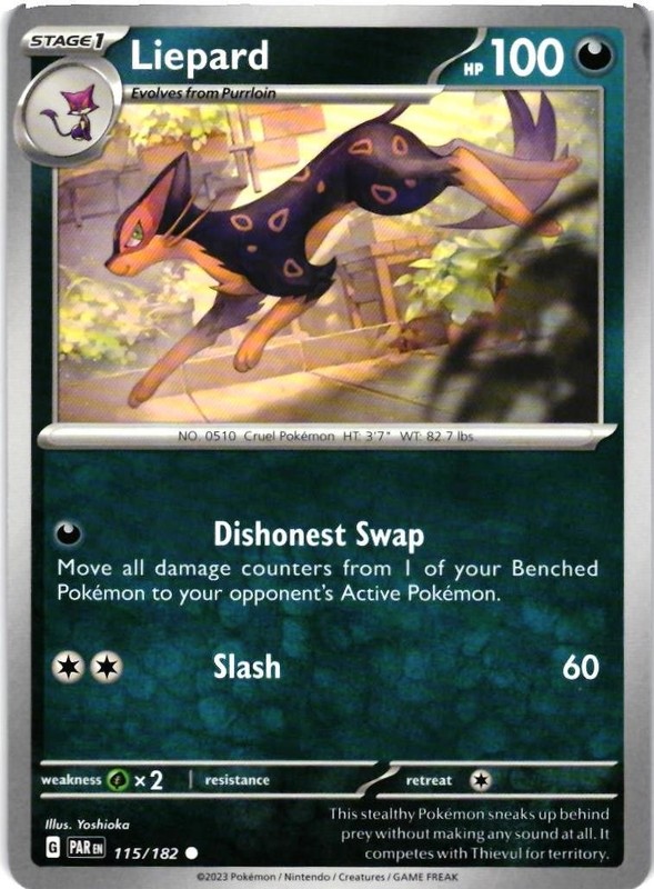Liepard Common SV04: Paradox Rift 115/182 NM