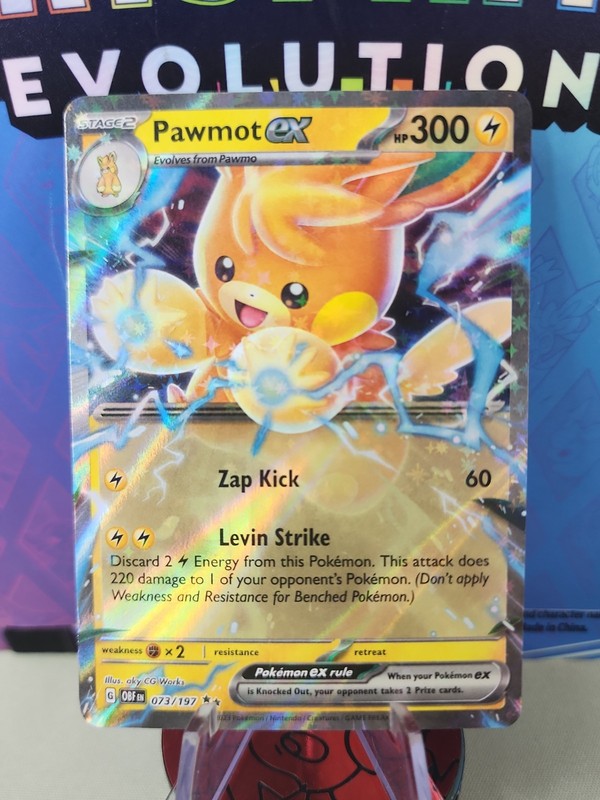 Pawmot ex 073/197 Sv03: Obsidian Flames (OBF) Double Rare Holo NM
