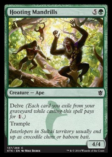 x4 Hooting Mandrills C MTG Khans of Tarkir M/NM, English