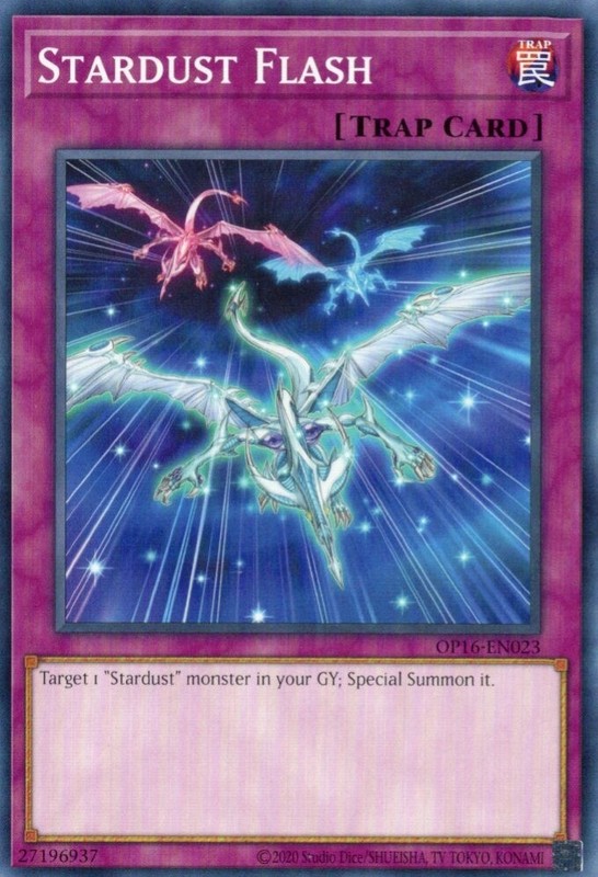 Yu-Gi-Oh! Stardust Flash Unlimited OP16-EN023 Common NM/LP x1