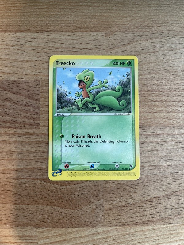 Treecko 75/109 EX Ruby & Sapphire Common