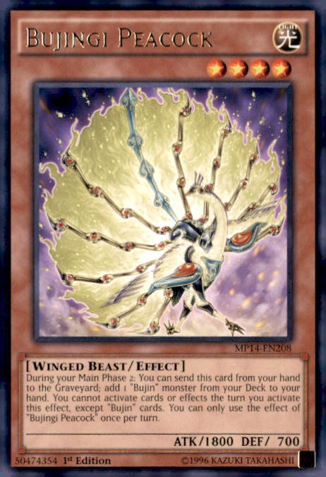 2014 Mega-Tins Mega Pack #MP14-EN208 Bujingi Peacock