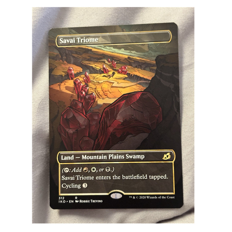 Wizards of the Coast Savai Triome Land Ikoria 2020 Rare Showcase Robbie Trevino