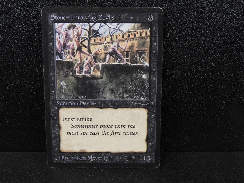 Magic The Gathering: Stone-Throw- Devils- Arabian Nights MTG English Vintage