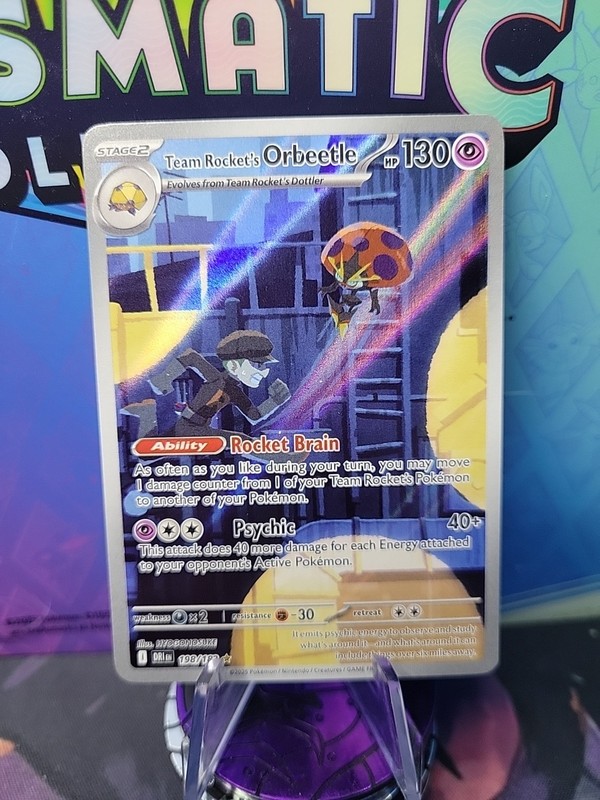 Team Rockets Orbeetle 198/182 Destined Rivals Pack Fresh NM