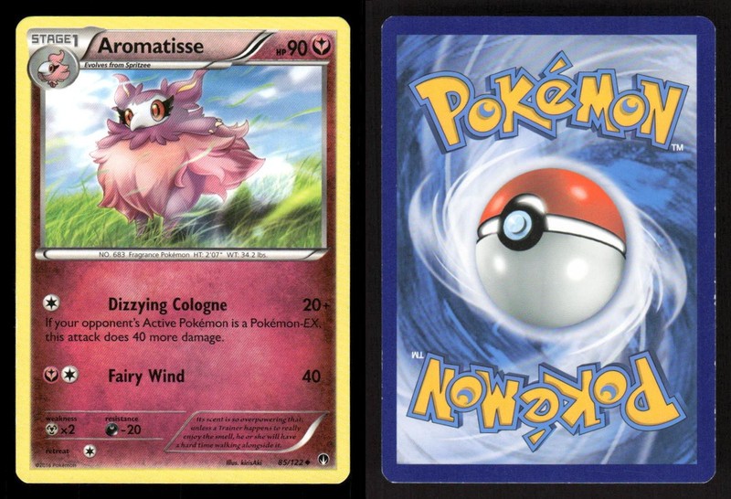Aromatisse 85/122 UC BREAKpoint LP Pokemon gallery