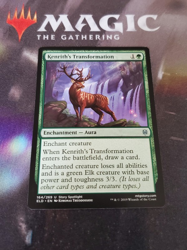 MTG. Kenrith’s Transformation. Throne of Eldraine. 164/269. Nm