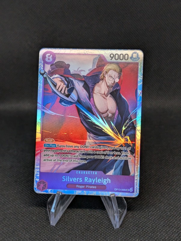 One Piece TCG OP13-066 SR Silvers Rayleigh Carrying on His Will