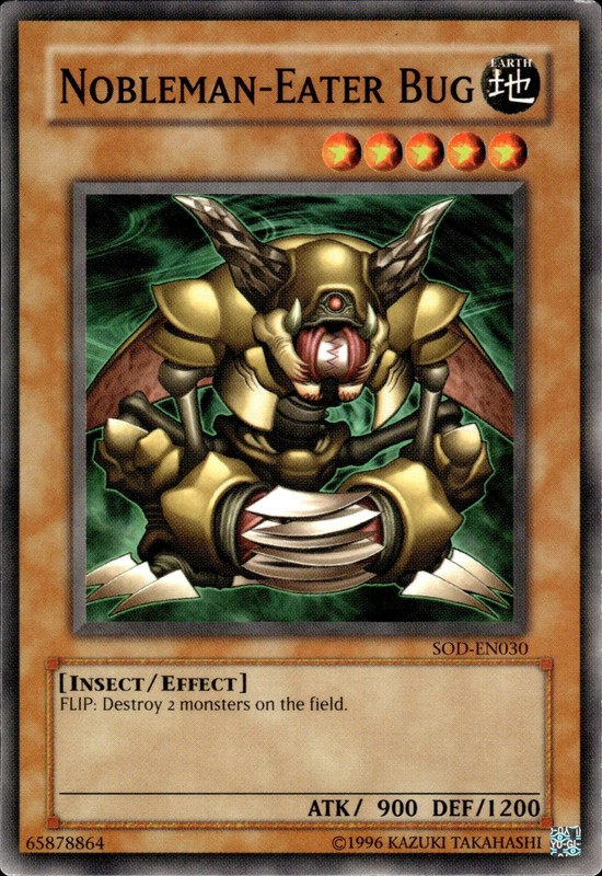 Nobleman-Eater Bug – SOD-EN030 – LP – YuGiOh