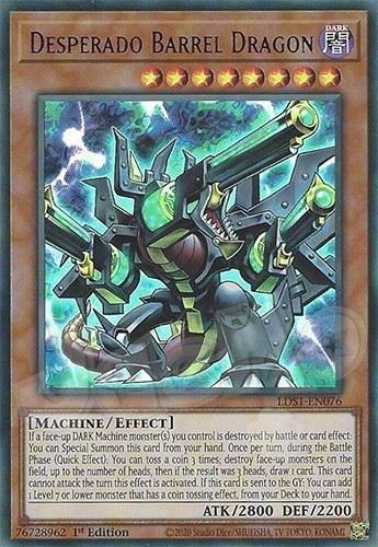 Yugioh Desperado Barrel Dragon 1st Edition Ultra Rare Purple NM – Free Holo Card