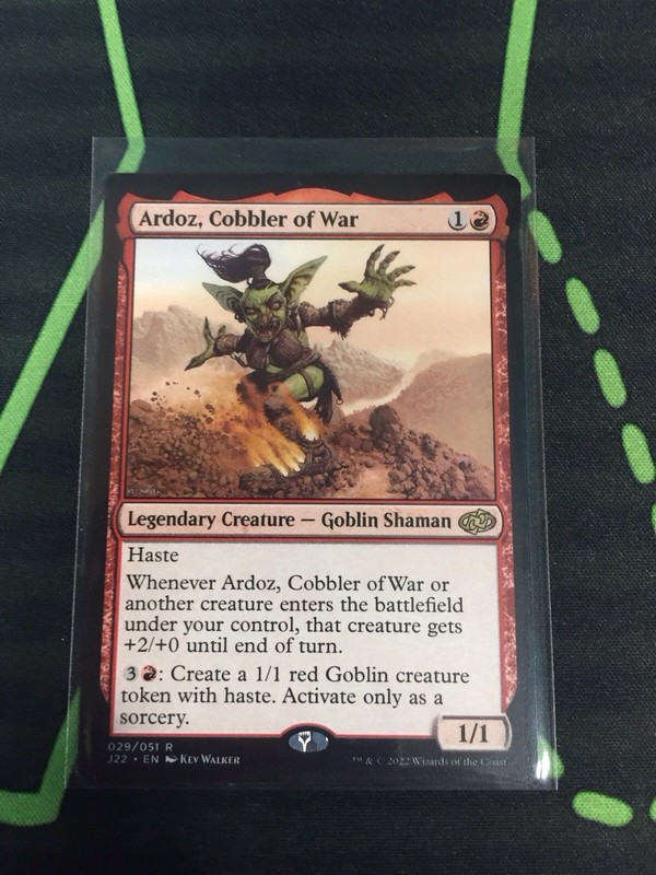 MTG Magic The Gathering Ardoz, Cobbler Of War J22 Rare Red Goblin Shaman