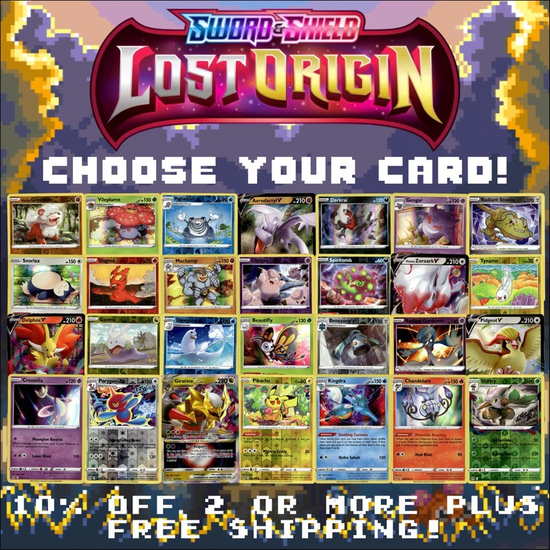 Pokemon TCG SWSH Lost Origin | Choose Your Card | Reverse Holo/Holo/Ultra Rare