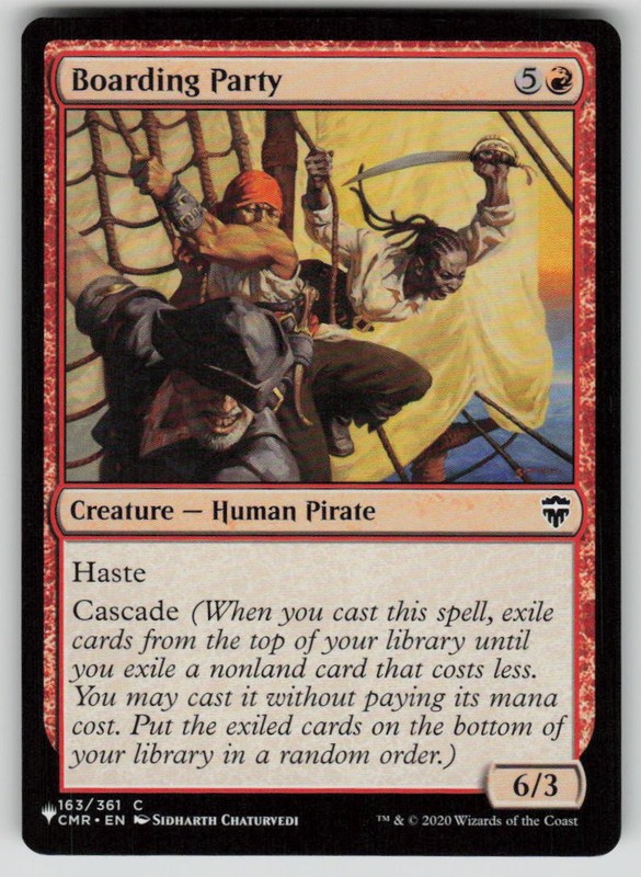 Boarding Party Common The List Reprints 163/361 MTG Near Mint 2020