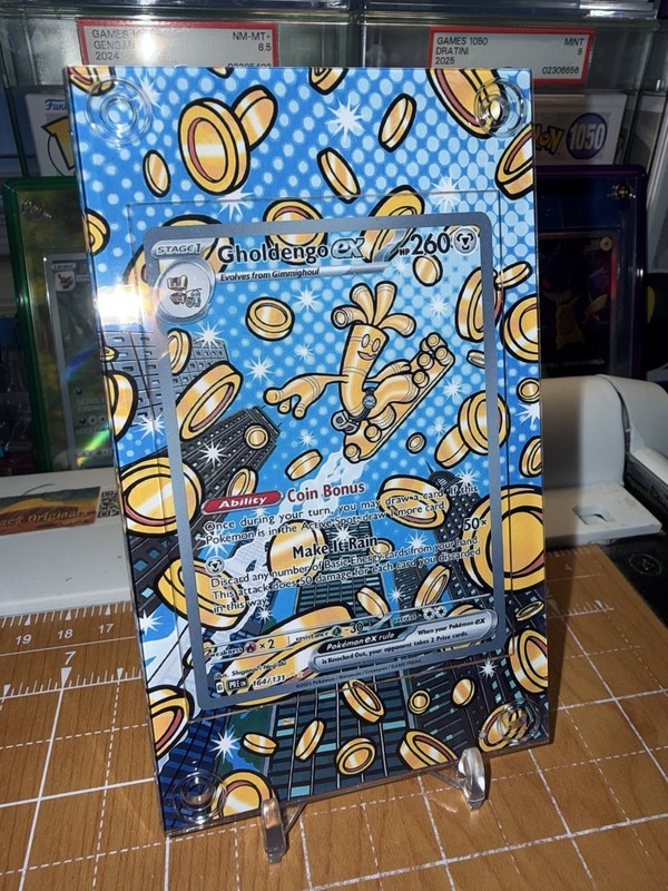 Gholdengo EX 164/131 Sv: Prismatic Evolutions SIR Extended Art Case