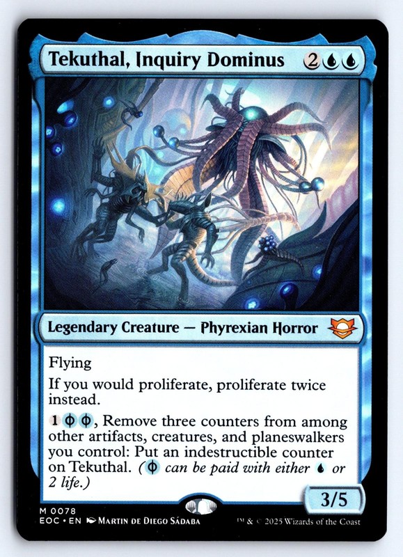 Tekuthal, Inquiry Dominus 78 Commander: Edge of Eternities Magic NM