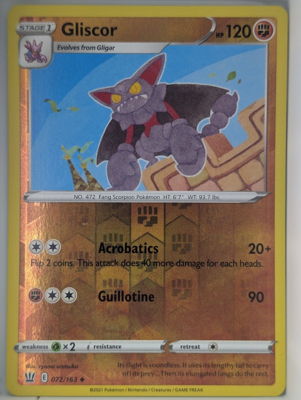 Gliscor 072/163 Swsh05: Battle Styles Reverse Holo