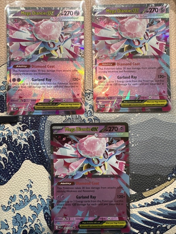 Mega Diancie ex 041/094 MBD Starter Set Mega Diancie ex -Pokemon Card ENGLISH X3