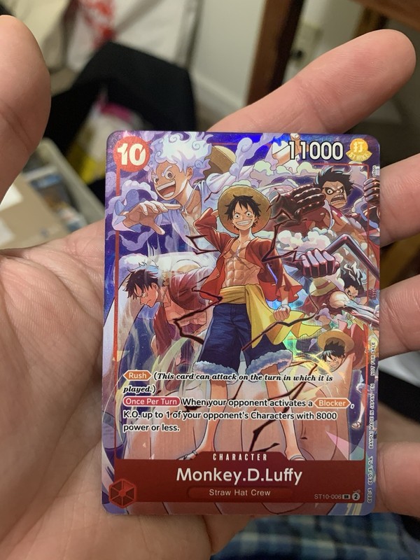 One Piece Day Dallas Promo Monkey D. Luffy ST10-006 Lightly Played