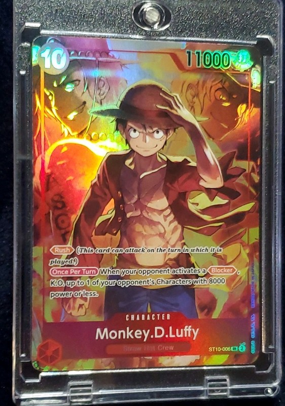 Monkey.D.Luffy (Treasure Booster Set) ST10-006 One Piece Promo SR Magnetic Case