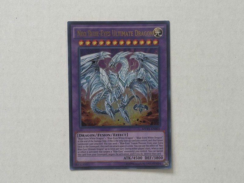 Yugioh Neo Blue-Eyes Ultimate Dragon MVP1-EN001 Ultra Rare – NM