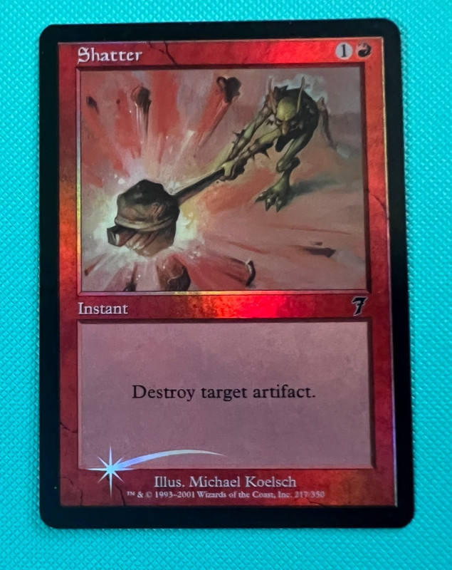Foil – Shatter – 7th Edition – MTG – Magic the Gathering – MP
