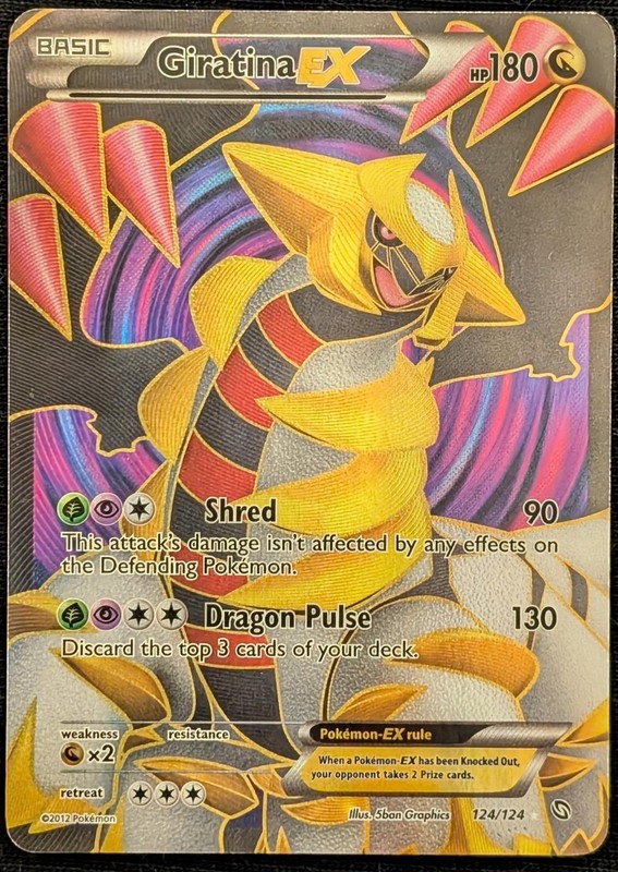 POKEMON – GIRATINA EX 124/124 | DRAGONS EXALTED | RARE ULTRA | NM/LP