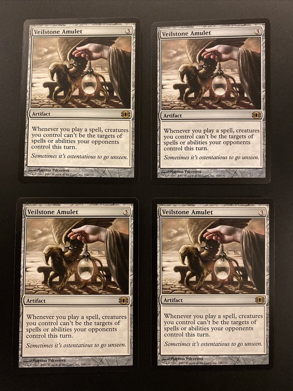 1 X Veilstone Amulet #166/180 MTG Future Sight Set Rare NM English gallery