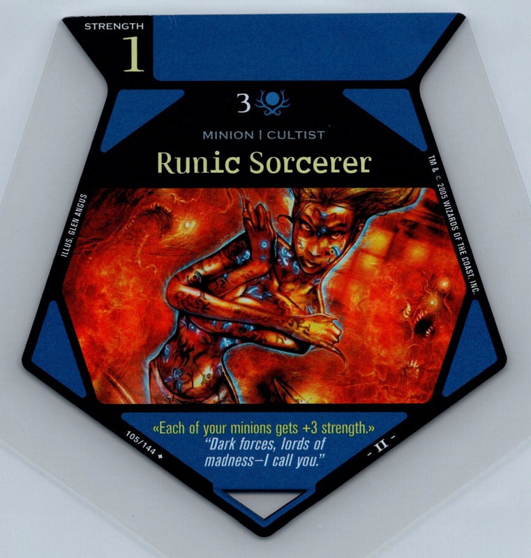 2005 WotC Hecatomb Last Hallow’s Eve TCG Runic Sorcerer #105/144