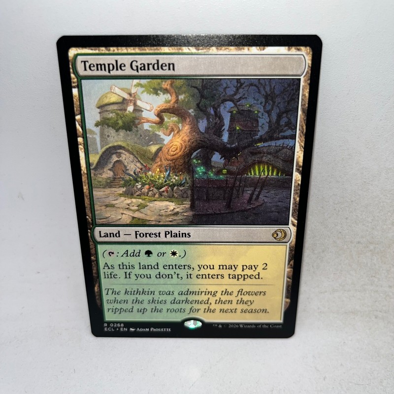 Temple Garden 268 Rare Lorwyn Eclipsed Magic: The Gathering Lightly Played