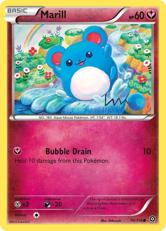 Marill [STS – 76/114] XY – Steam Siege – NM
